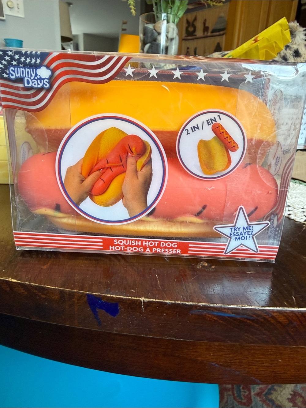 Sunny Days Squishi hotdog